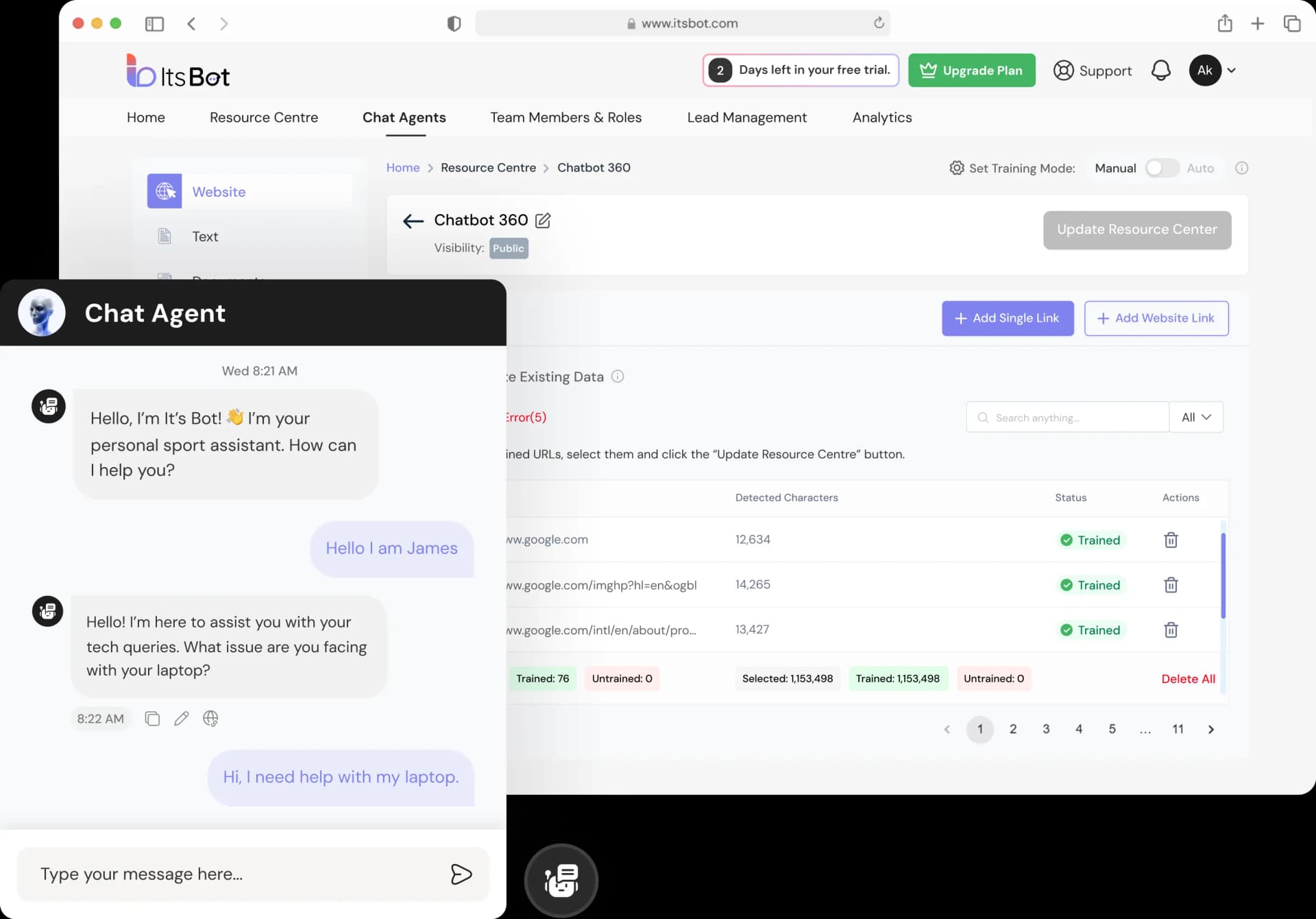 Chat UI Preview