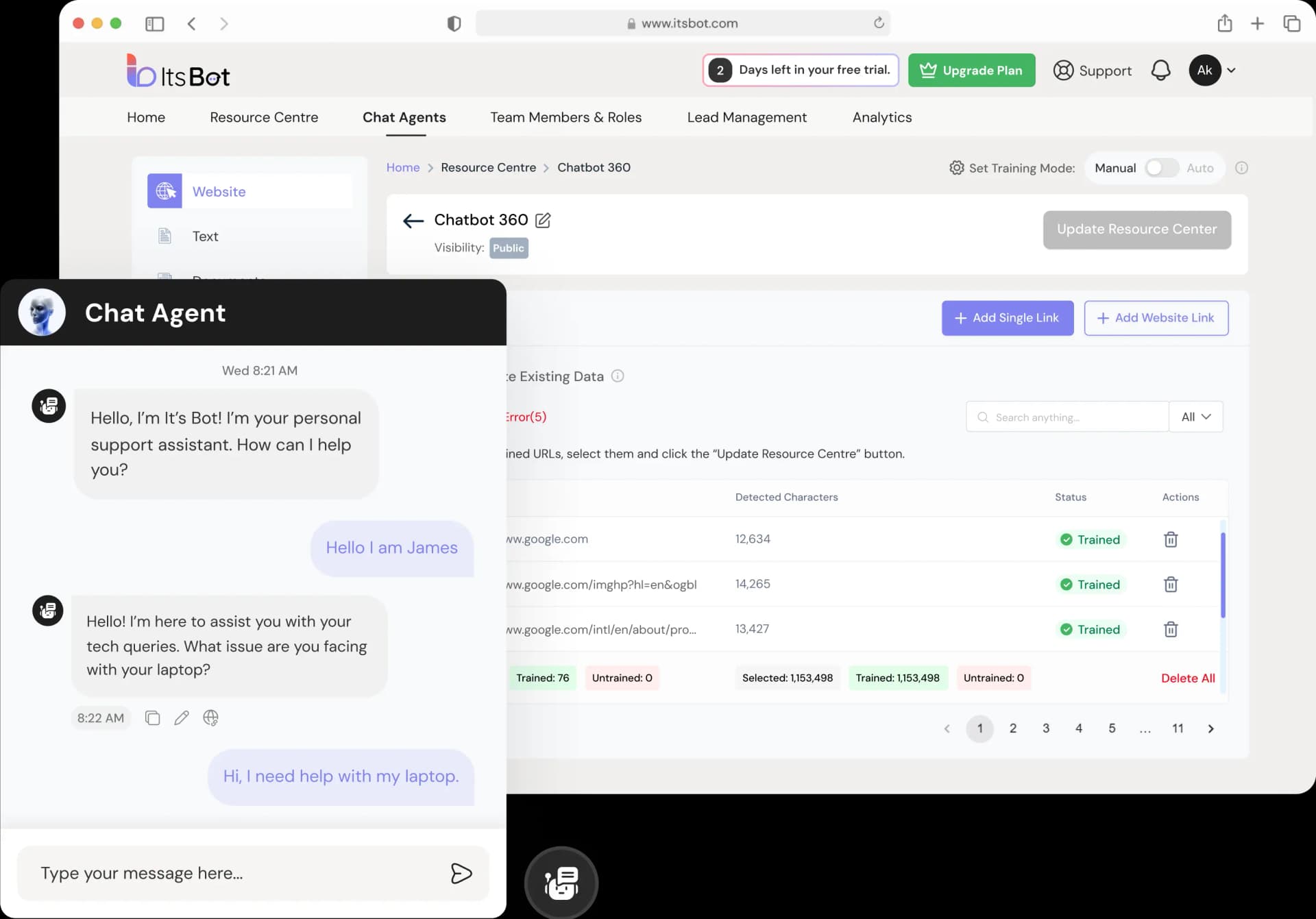 Chat UI Preview